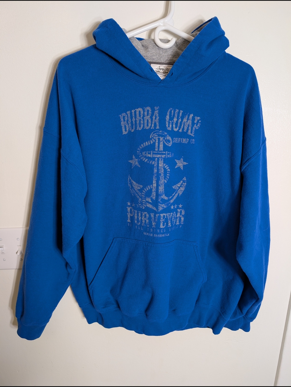 Bubba Gump Blue Graphic Pullover Hoodie